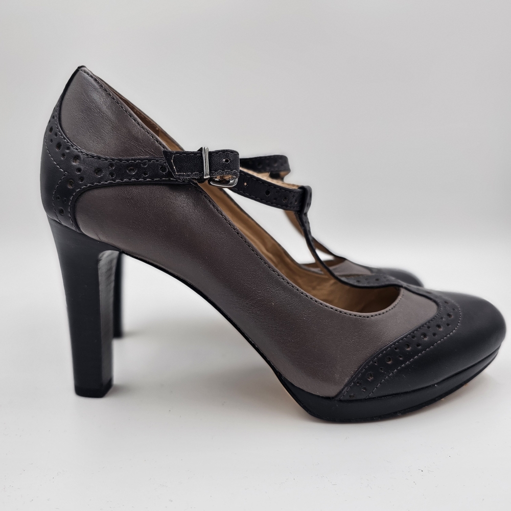 ANTONIO MELANI Black and Gray Heels